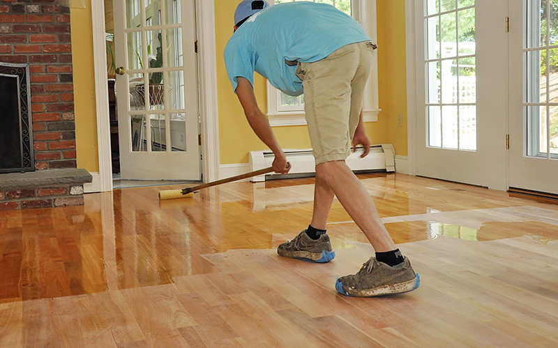 coating wood floor