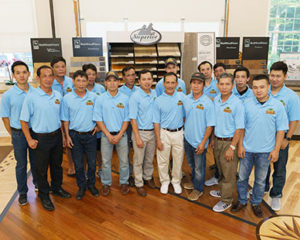 Dan's Custom Hardwood Floor team