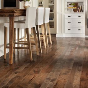 wood floor in kitchen