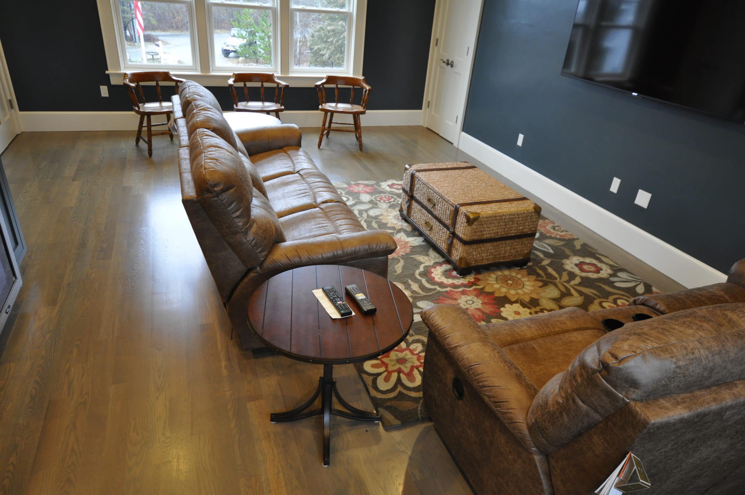 stained oak floor Boston