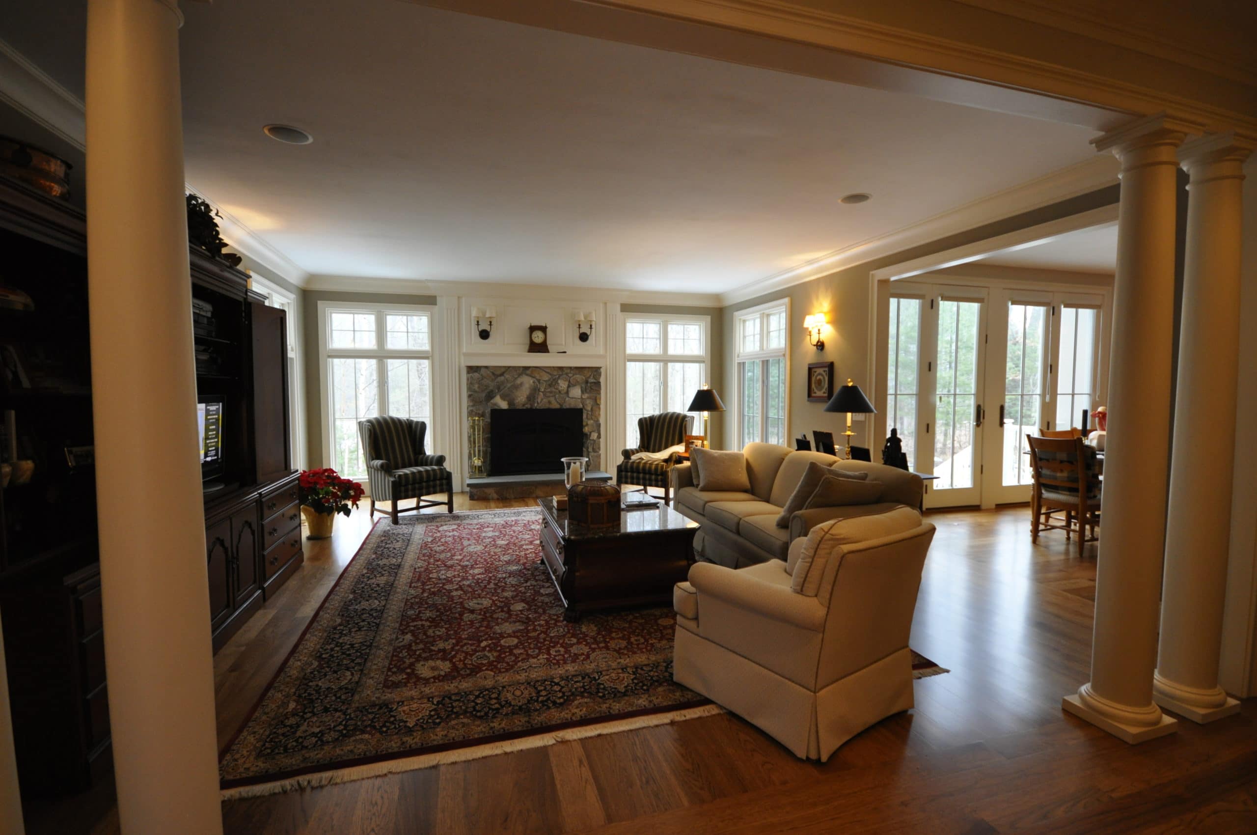 Norwell 8 Stained Hickory floor Boston